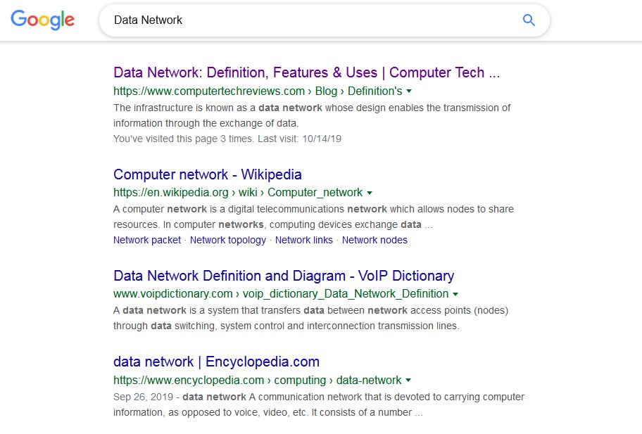 Data Network Ranking for Computertechreviews