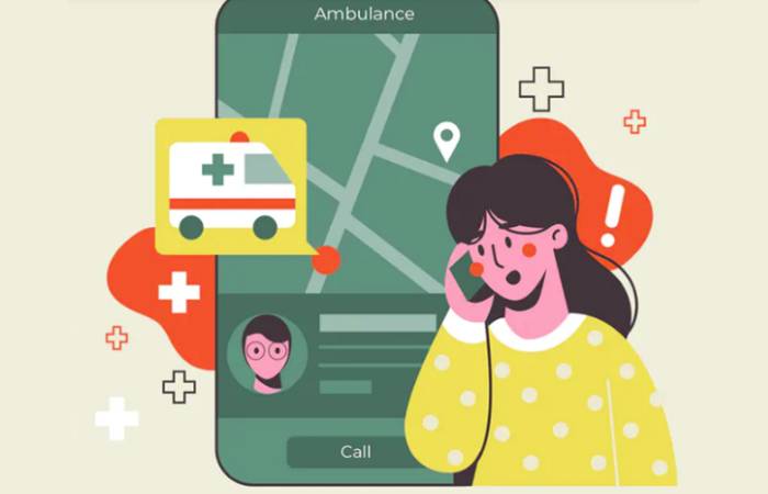 What is an online ambulance booking app?